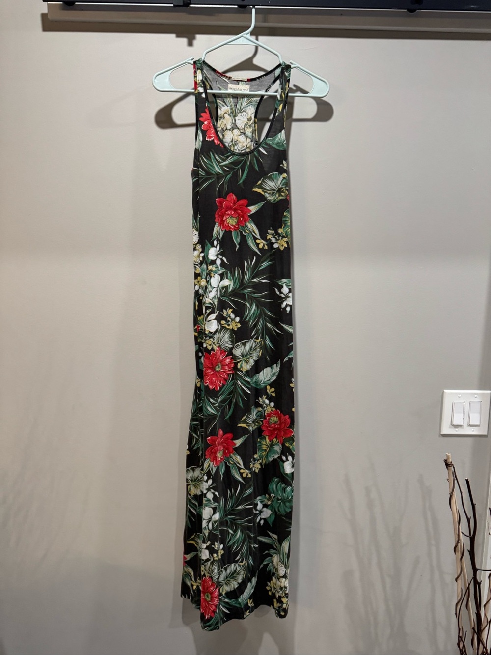 Denim & Supply Ralph Lauren Tropical Floral Maxi Tank Dress S